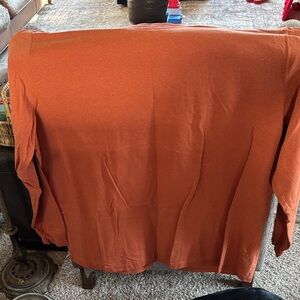 Carhartt Burnt Orange Long Sleeve Shirt